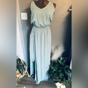 SHOW ME‎ YOUR MUMU Kendall Maxi Dress sage green bridesmaid dress size XS